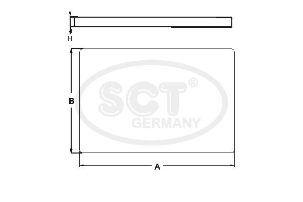 SCT GERMANY Фильтр, воздух во внутренном пространстве SA 1108